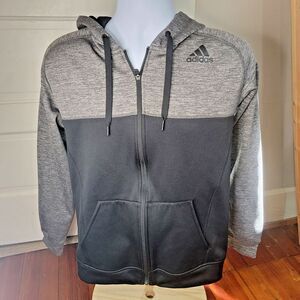 Adidas Climawarm Black/Gray Jacket - Size M